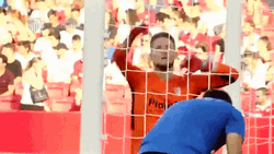 Sevilla Fc Reaching Goal Stand GIF