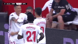 Sevilla Fc Yedder And Promes GIF