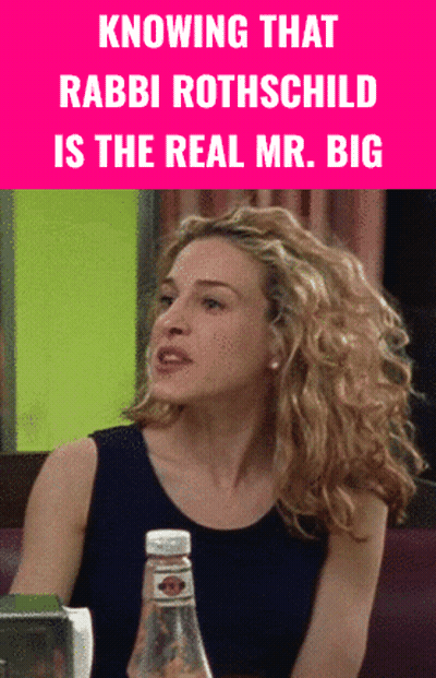 Sex And The City Rabbi Rothschild GIF