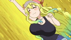 Sexy Anime Happy Hyper Lukoa GIF