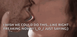 Sexy Couple Wishing A Kiss Right Now  GIF