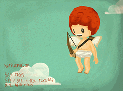 Sexy Cute Cupid Kill GIF