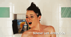 Sexy Funny Girl In The Shower  GIF
