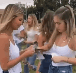 Sexy Girls Jumping Up And Down GIF