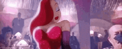Sexy Jessica Rabbit Stage Performance GIF