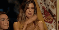 Sexy Lady Avoid The Smelly Fart GIF