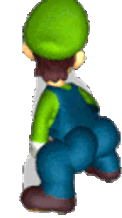 Sexy Luigi Twerk Sticker GIF