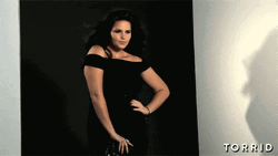 Sexy Model Poses For Camera GIF
