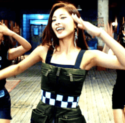 Sexy Twice Tzuyu Salute GIF