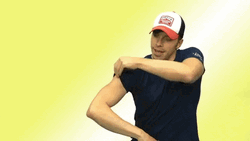 Sexy Workout Muscle Flex Roll Sleeves GIF