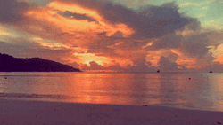 Seychelles Beach Sunset GIF