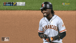 Sf Giants Alen Hanson Pointing GIF