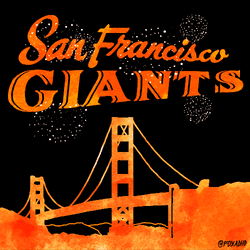 Sf Giants San Francisco Bridge With Fireworks GIF