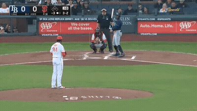 SF Lions Vs Braves Baseball Game GIF