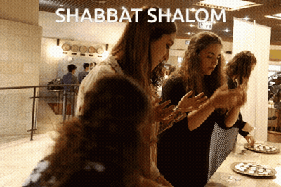 Shabbat Shalom Group Of Young Women GIF
