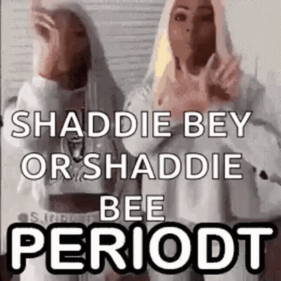 Shaddie Bey Or Shaddie Bee Periodt GIF