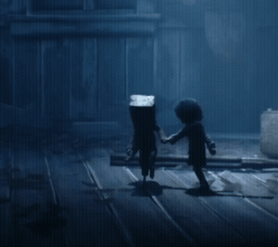 Shadow Of Person Walking On Wooden Floor GIF