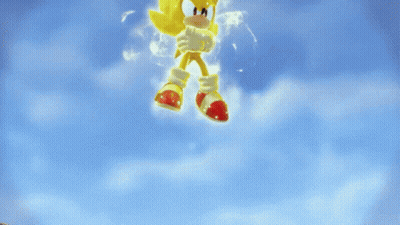 Shadow The Hedgehog And Super Sonic Fighting GIF