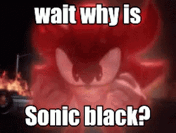 Shadow The Hedgehog Black Sonic GIF