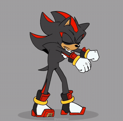 Shadow The Hedgehog Cartoon With Danimatez GIF
