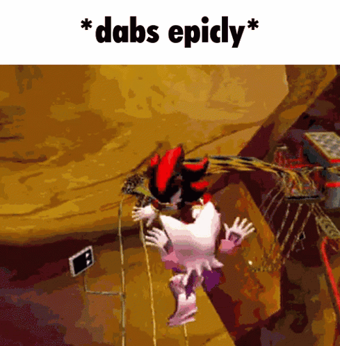 Shadow The Hedgehog Dabs Epicly GIF