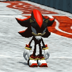 Shadow The Hedgehog Fix Hair GIF