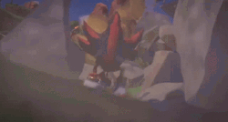 Shadow The Hedgehog Landing GIF