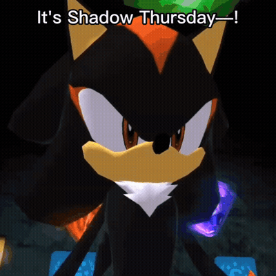 Shadow The Hedgehog Says Shadow Thursday GIF