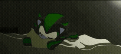 Shadow The Hedgehog Sleeping Yawn GIF