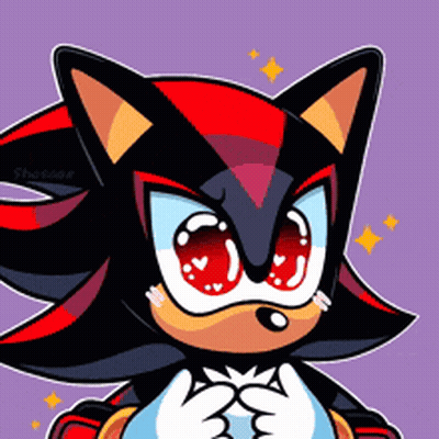 Shadow The Hedgehog With Red Eyes GIF