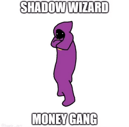 Shadow Wizard Money Gang White Screen Dancing GIF