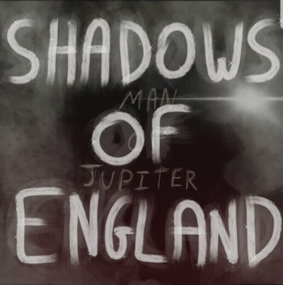 Shadows Of Man Jupiter England Written In White On A Dark Background GIF