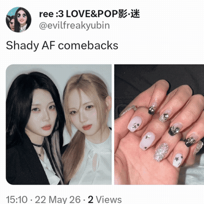 Shady AF Comebacks With Two Girls And Hand GIF
