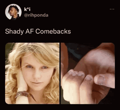 Shady AF Comebacks Woman Face Man Hand GIF