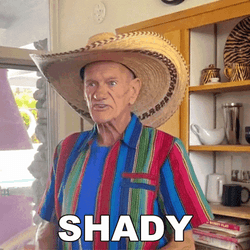 Shady Old Man GIF