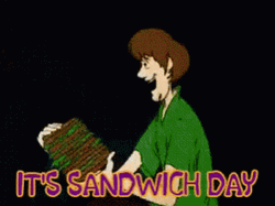 Shaggy Eating Idiot Sandwich GIF