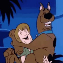 Shaggy Rogers And Scooby Doo Cracking Up GIF