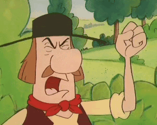 Shake Fist Albert The Fifth Musketeer Character GIF