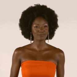 Shake Head African Lady GIF