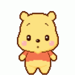 Shake Head Animated Dancing Winnie The Pooh  GIF