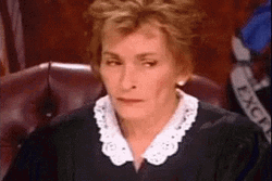 Shake Head Judy Sheindlin Judge GIF