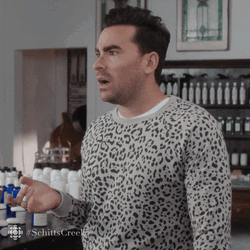 Shake Head Schitts Creek Reaction GIF