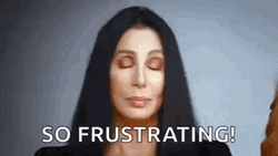 Shake Head So Frustrating GIF