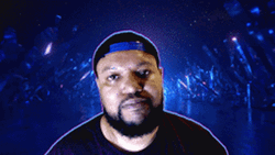 Shake My Head Man In A Lighting Background GIF