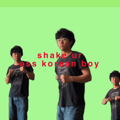 Shake Ur Ass Korean Boy GIF