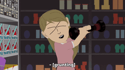 Shake Weight Attack South Park Grunting GIF