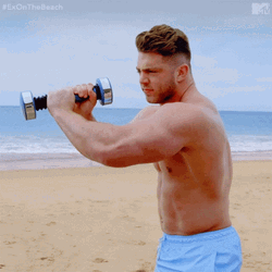 Shake Weight Intense Face Workout GIF
