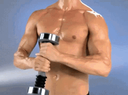 Shake Weight Naked Man Workout GIF
