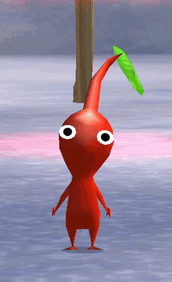  Shaking Head Red Pikmin GIF