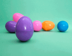 Shaking Violet Easter Bunny Toy GIF